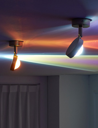 LED 선셋 오로라 인테리어조명(직부) 휴양지 감성의 다채로운 빛 계단 