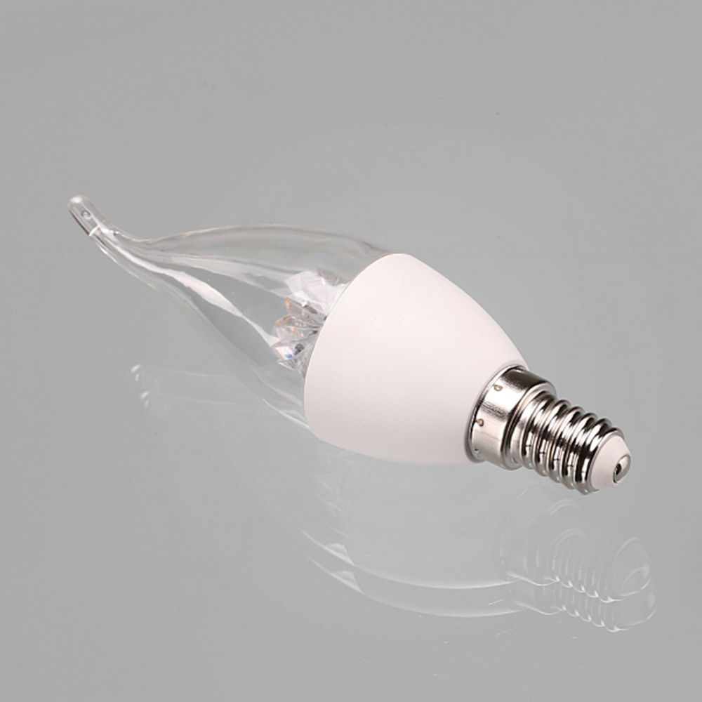 LED 프레임 촛대구 전구 5W(투명) 14B